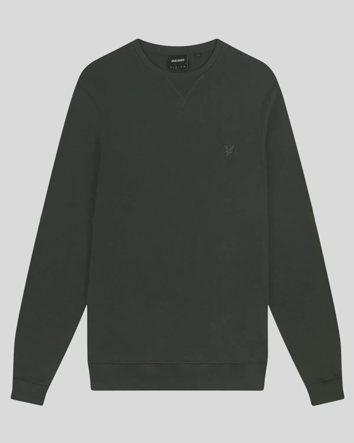 tonal_eagle_sweatshirt_mit_rundhalsausschnitt_4-2.webp Lyle & Scott Reframed | Sweatshirts<Tonal Eagle Sweatshirt mit Rundhalsausschnitt Gunmetal
