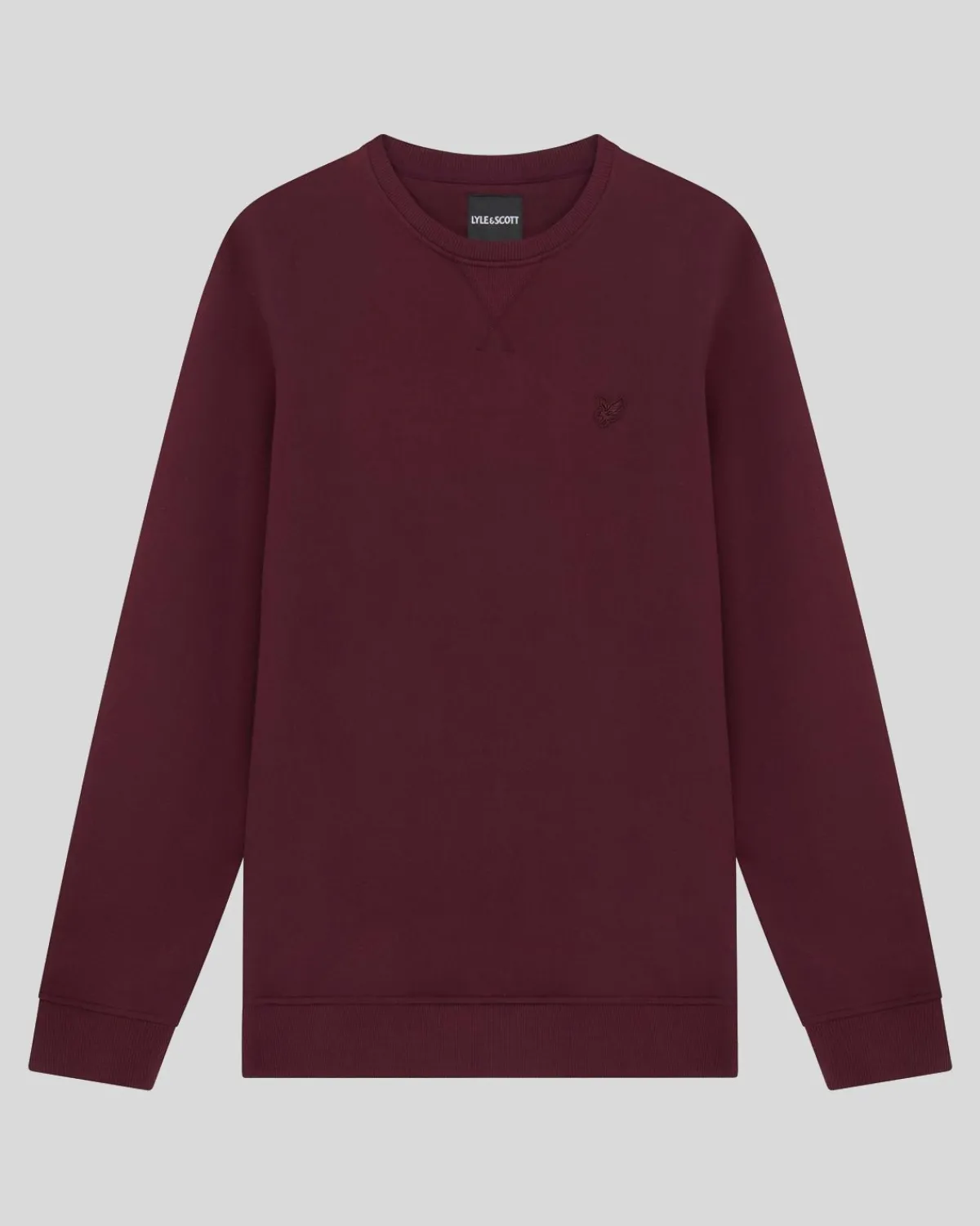 tonal_eagle_sweatshirt_mit_rundhalsausschnitt_4-5.webp Lyle & Scott Sweatshirts<Tonal Eagle Sweatshirt mit Rundhalsausschnitt Burgund
