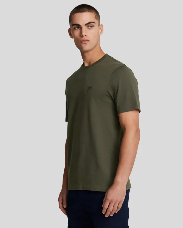 Lyle & Scott Reframed | T-shirts<Tonal Eagle T-Shirt Olive