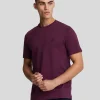 Lyle & Scott Reframed | T-shirts<Tonal Eagle T-Shirt Burgund