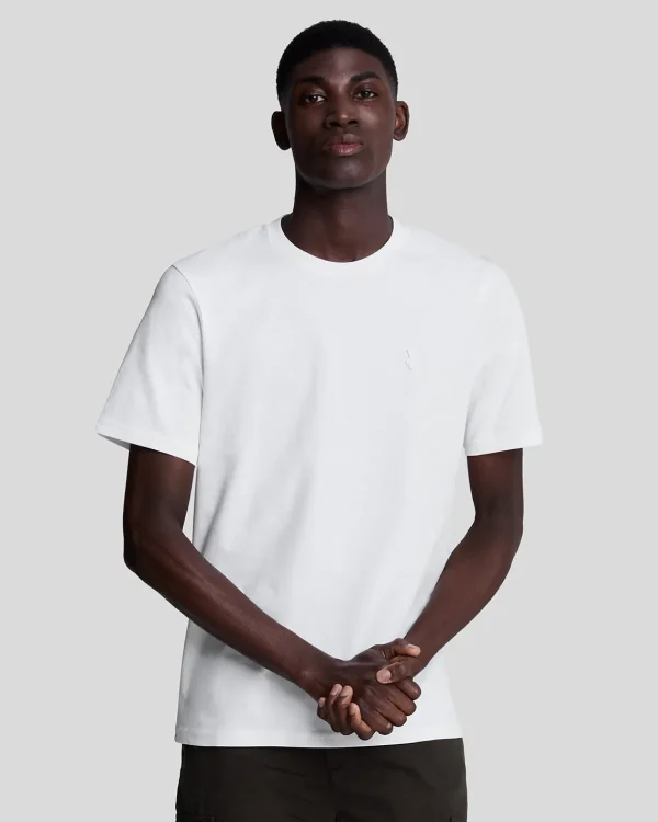 Lyle & Scott Reframed | T-shirts<Tonal Eagle T-Shirt Weiß
