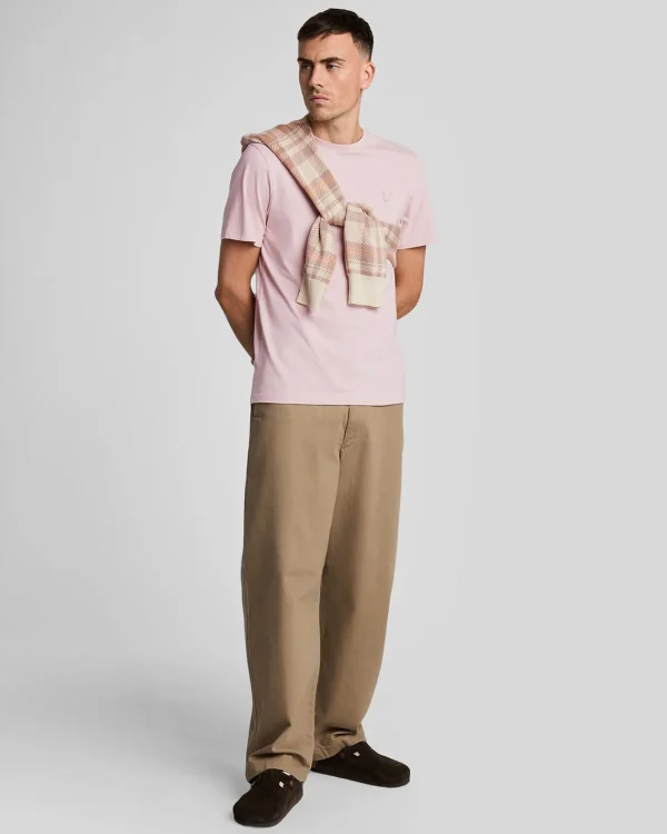 Lyle & Scott Reframed | T-shirts<Tonal Eagle T-Shirt PinkSalt