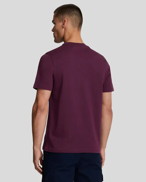 Lyle & Scott Reframed | T-shirts<Tonal Eagle T-Shirt Burgund