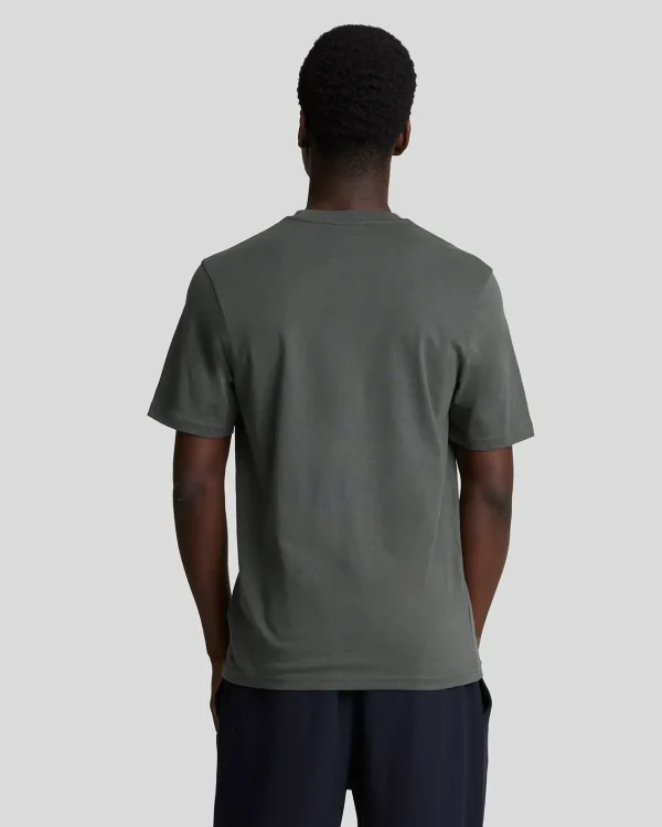 Lyle & Scott T-shirts<Tonal Eagle T-Shirt Gunmetal
