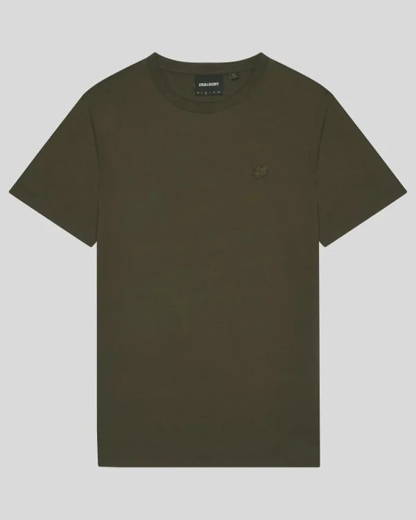 Lyle & Scott Reframed | T-shirts<Tonal Eagle T-Shirt Olive