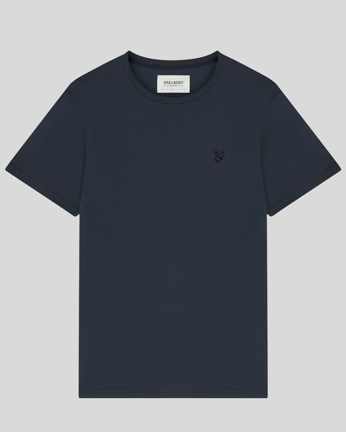 tonal_eagle_tshirt_4-4.webp Lyle & Scott Reframed | T-shirts<Tonal Eagle T-Shirt DunkleMarine