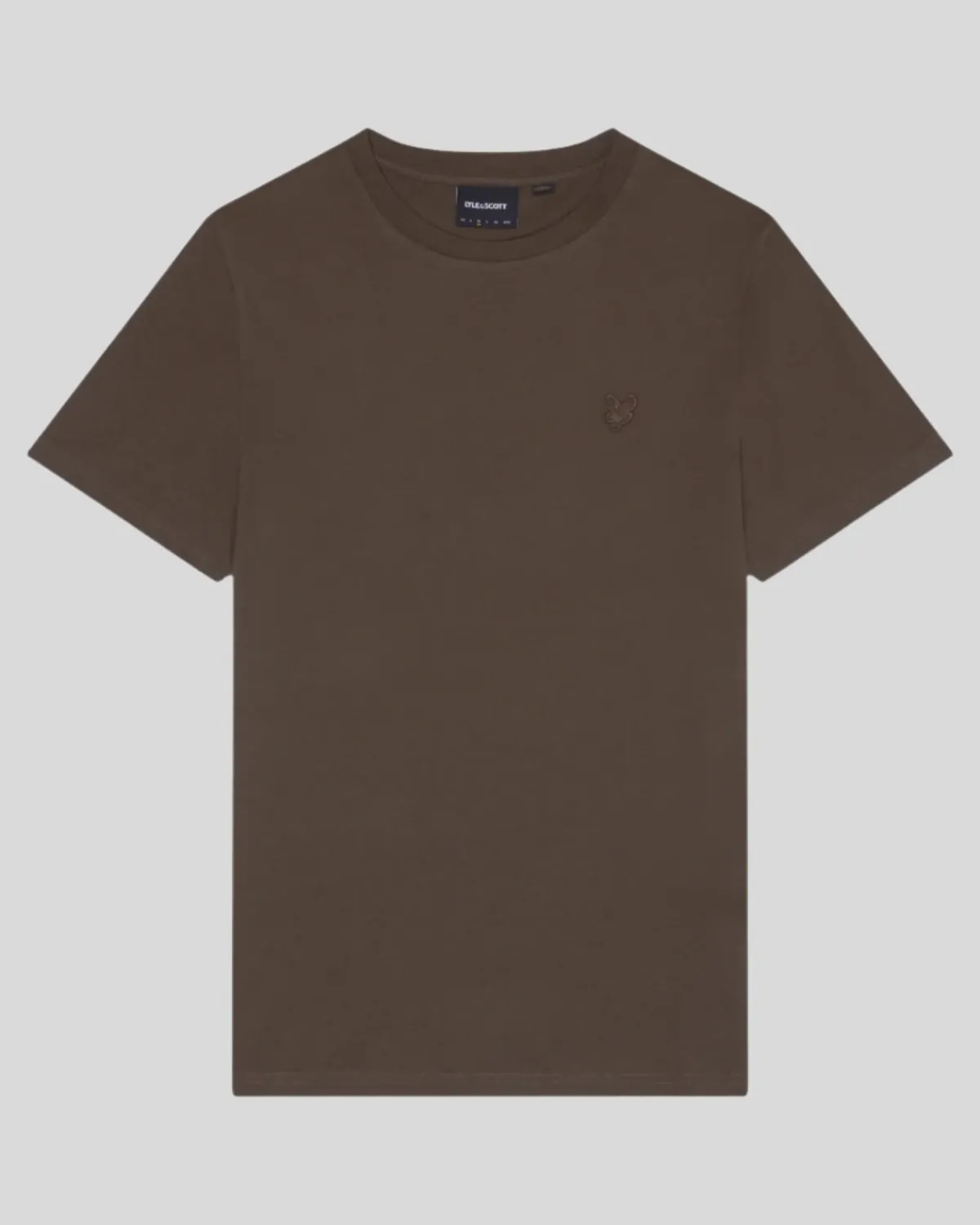 tonal_eagle_tshirt_4.webp Lyle & Scott Reframed | T-shirts<Tonal Eagle T-Shirt FormGreen