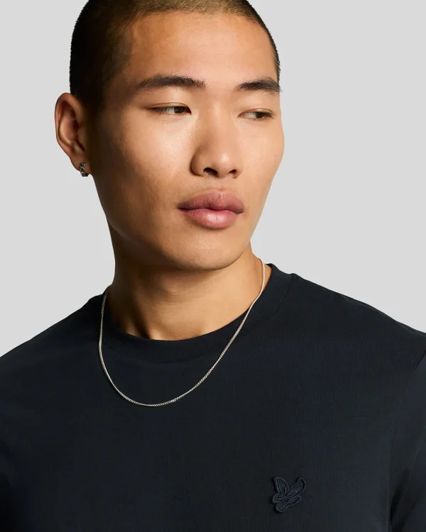 Lyle & Scott Reframed | T-shirts<Tonal Eagle T-Shirt aus superfeiner Baumwolle DarkNavy