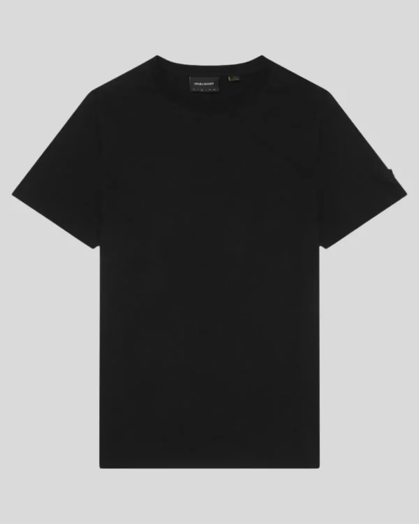 Lyle & Scott Reframed | T-shirts<Tonal Eagle T-Shirt aus superfeiner Baumwolle JetBlack