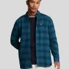 Lyle & Scott Hemden<Tonal kariertes Flanellhemd DarkNavy/DarkDenim