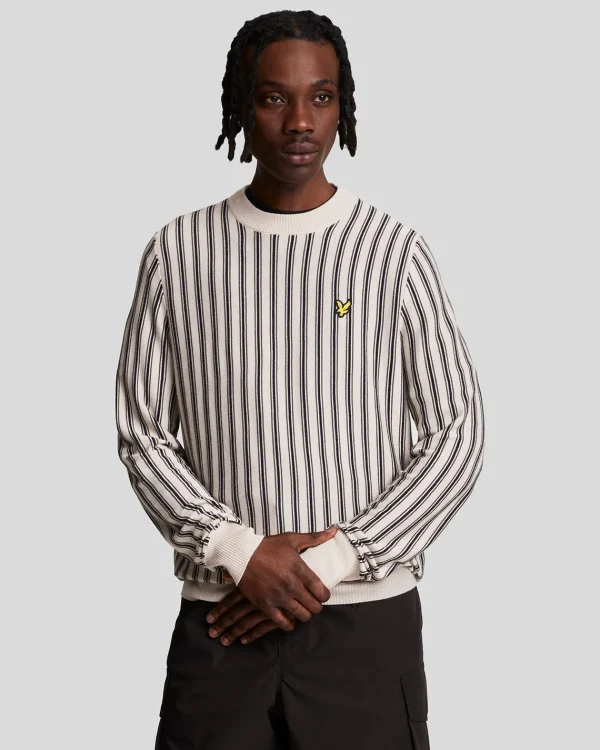 Lyle & Scott Pullover & Strickwaren<Vertikal gestreifter Pullover mit Rundhalsausschnitt Cove
