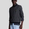 Lyle & Scott Pullover & Strickwaren<Vertikal gestreifter Pullover mit Rundhalsausschnitt DarkNavy