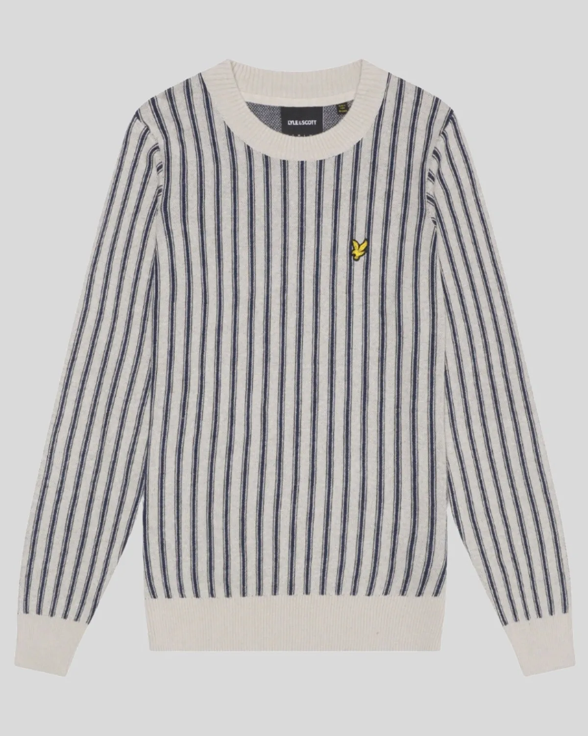 vertikal_gestreifter_pullover_mit_rundhalsausschnitt_4-1.webp Lyle & Scott Pullover & Strickwaren<Vertikal gestreifter Pullover mit Rundhalsausschnitt Cove