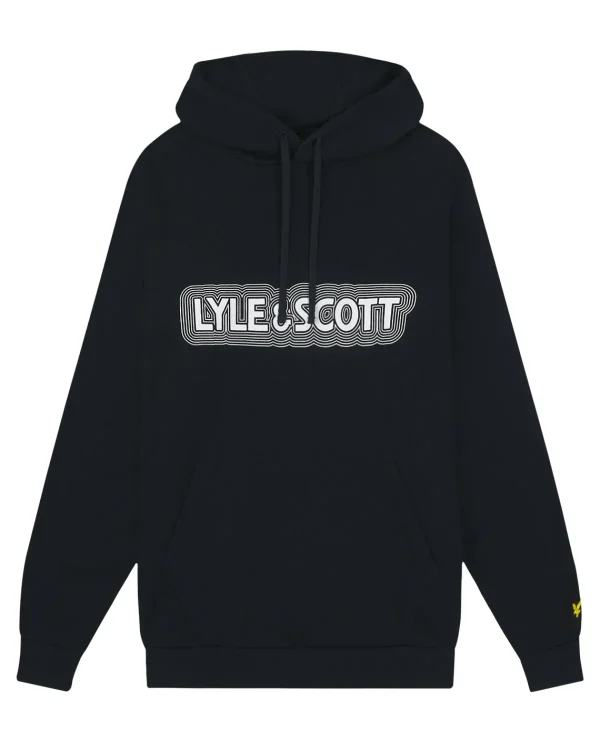 Lyle & Scott Kapuzenpullover<Vibrations Print Hoodie DunkleMarine