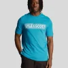 Lyle & Scott Vermächtnis | T-shirts<Vibrations Print T-Shirt Freizeitblau