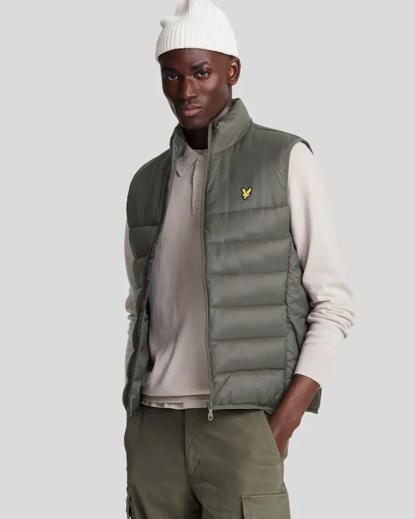 Lyle & Scott Mäntel & Jacken<Watteweste Olive