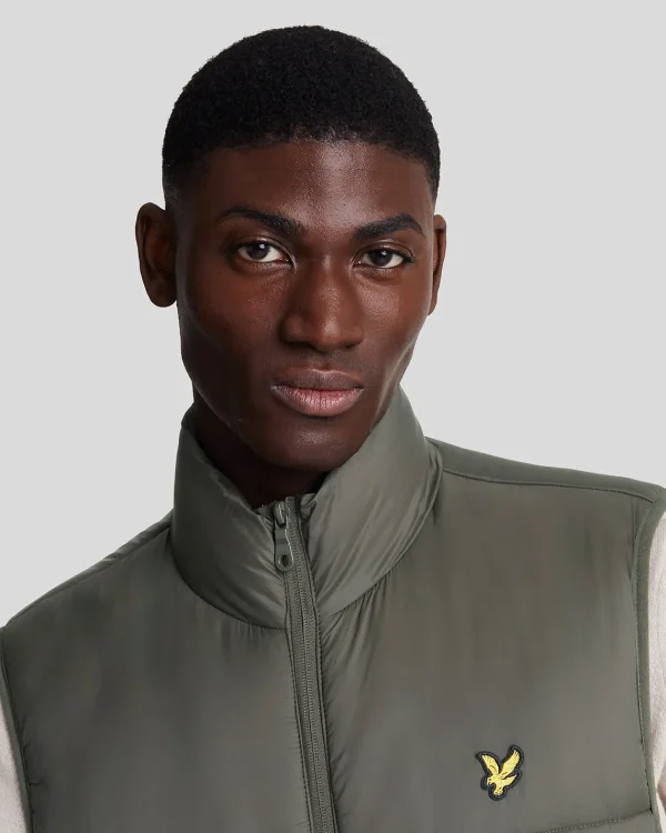 Lyle & Scott Mäntel & Jacken<Watteweste Olive