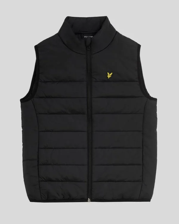 Lyle & Scott Kinder Mäntel & Jacken<Wattierte Kinderweste Pechschwarz