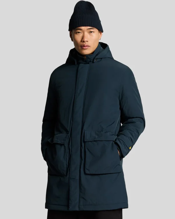 Lyle & Scott Vermächtnis<Wattierter Parka MuddyNavy