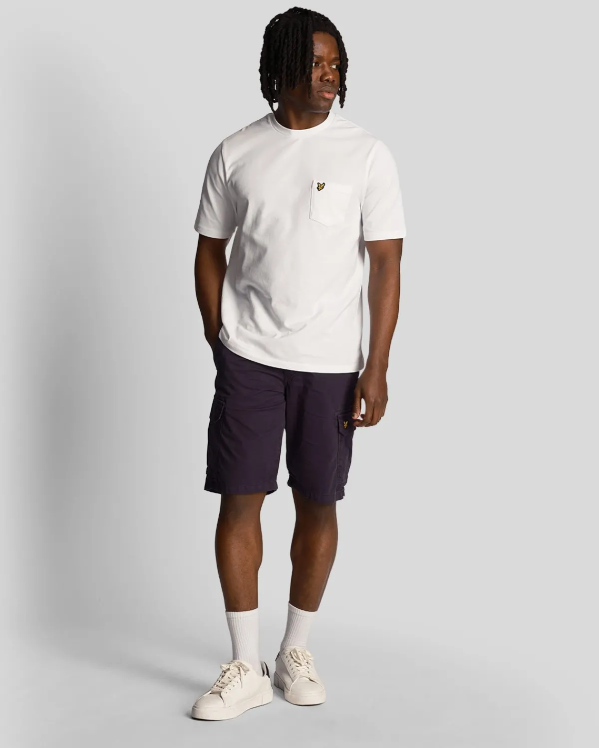 wembley_cargo_shorts_1.webp Lyle & Scott Kurze Hosen<Wembley Cargo Shorts DunkleMarine