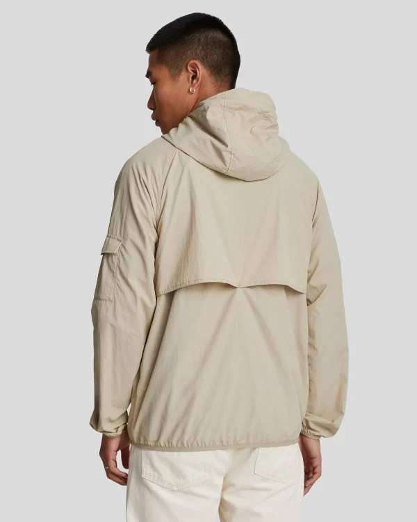 Lyle & Scott Vermächtnis<Windbreaker Jacke mit Kapuze Stone