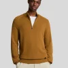Lyle & Scott 150 Jahre Strickwaren | Pullover & Strickwaren<150 Year Knitwear - 1/4 Zip Pullover GoldenHeather