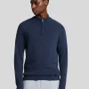 Lyle & Scott 150 Jahre Strickwaren | Pullover & Strickwaren<150 Year Knitwear - 1/4 Zip Pullover NavyHeather