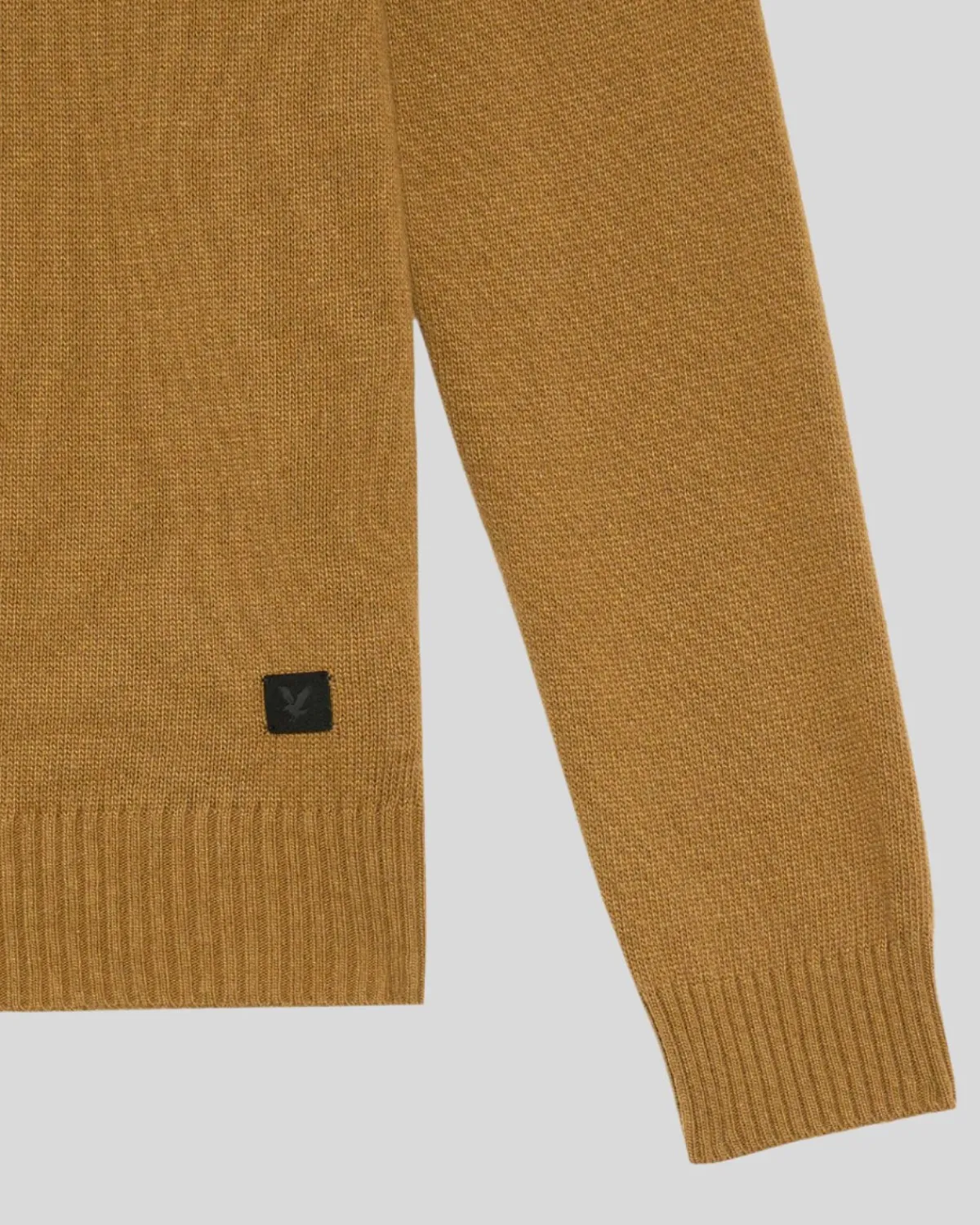 year_knitwear___zip_pullover_5-1.webp Lyle & Scott 150 Jahre Strickwaren | Pullover & Strickwaren<150 Year Knitwear - 1/4 Zip Pullover GoldenHeather