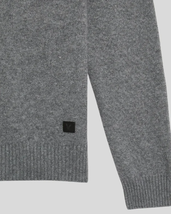 Lyle & Scott 150 Jahre Strickwaren | Pullover & Strickwaren<150 Year Knitwear - 1/4 Zip Pullover GrauHeather