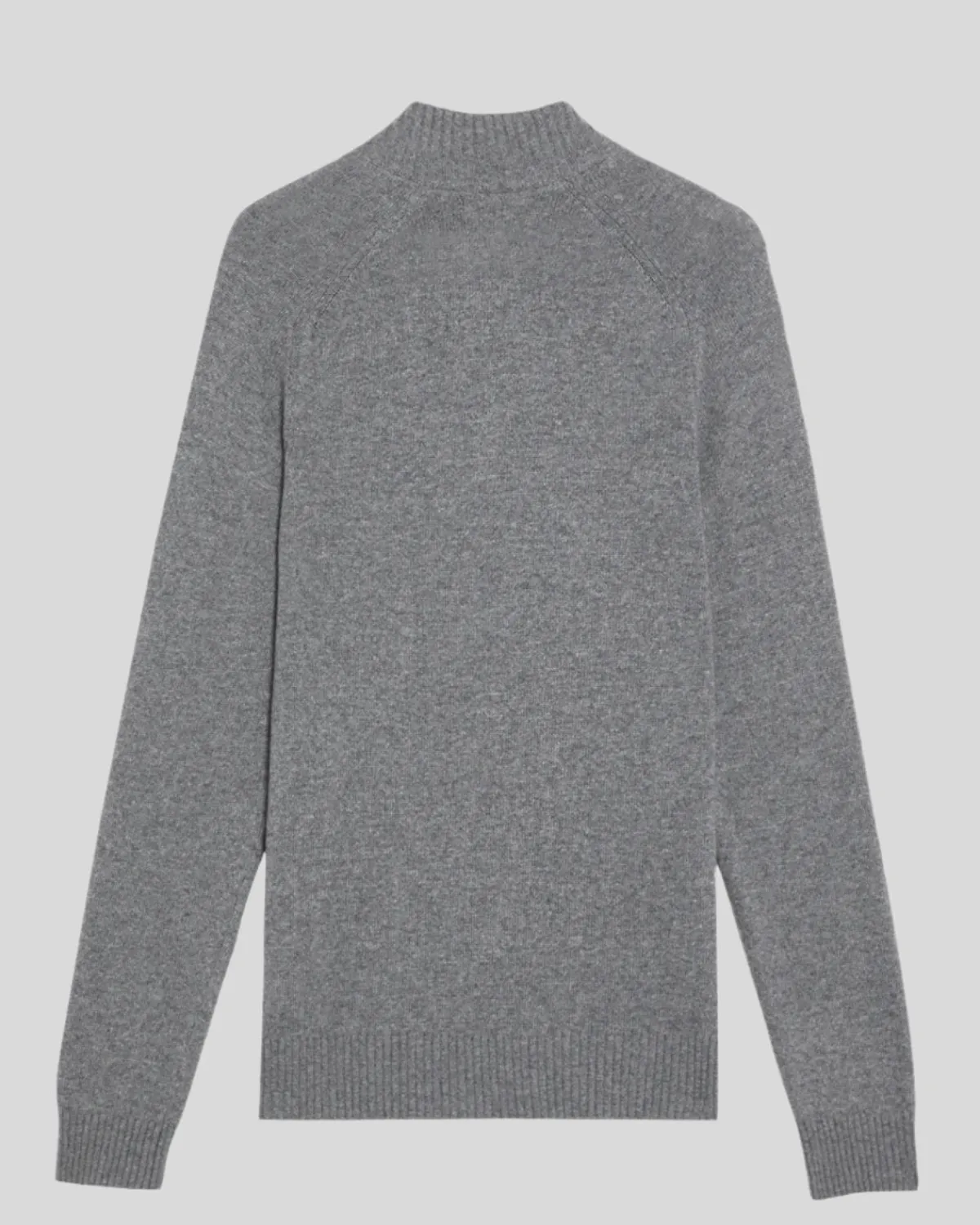 year_knitwear___zip_pullover_6-2.webp Lyle & Scott 150 Jahre Strickwaren | Pullover & Strickwaren<150 Year Knitwear - 1/4 Zip Pullover GrauHeather