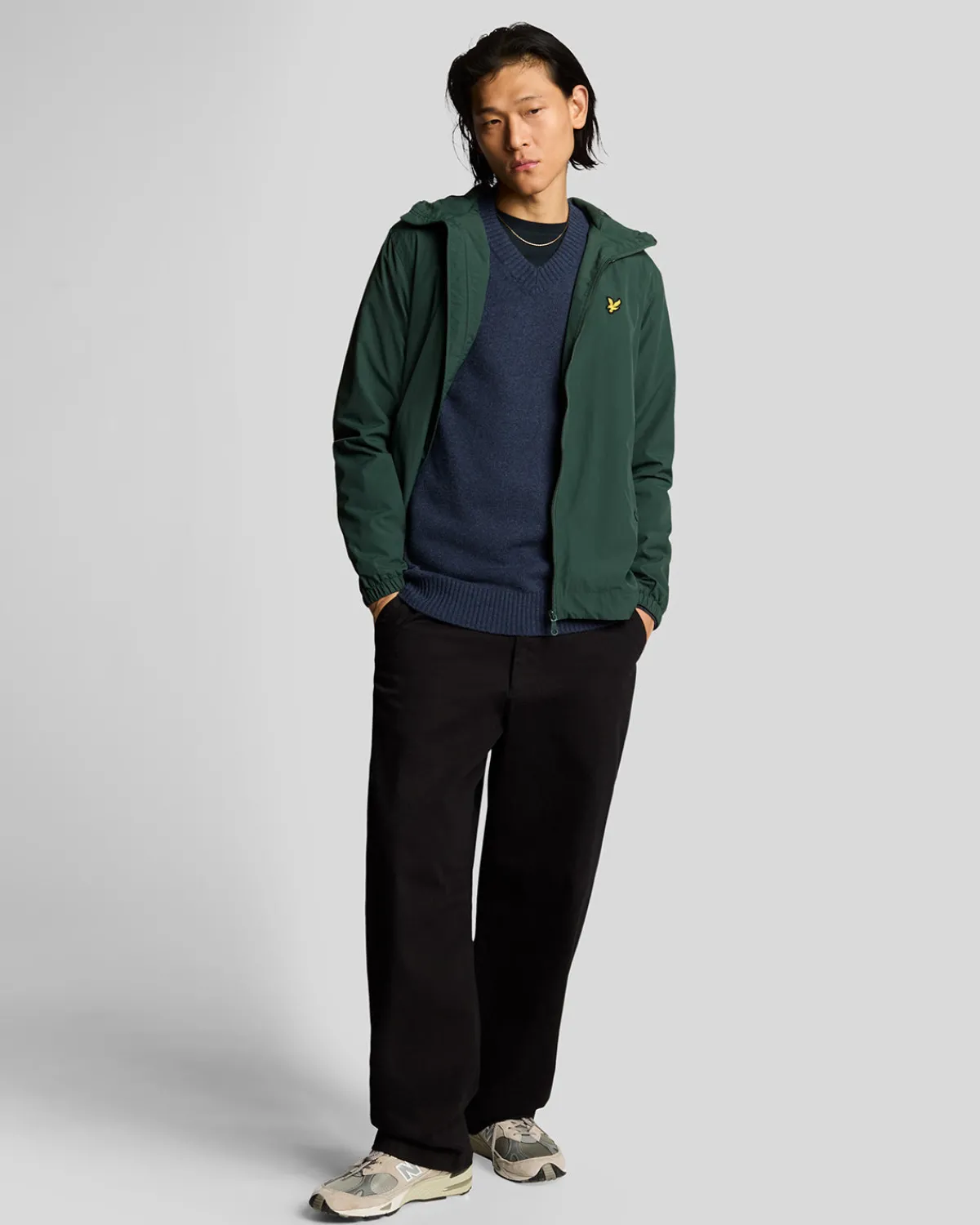 year_knitwear__pullover_mit_vausschnitt_1-4.webp Lyle & Scott 150 Jahre Strickwaren | Pullover & Strickwaren<150 Year Knitwear - Pullover mit V-Ausschnitt NavyHeather