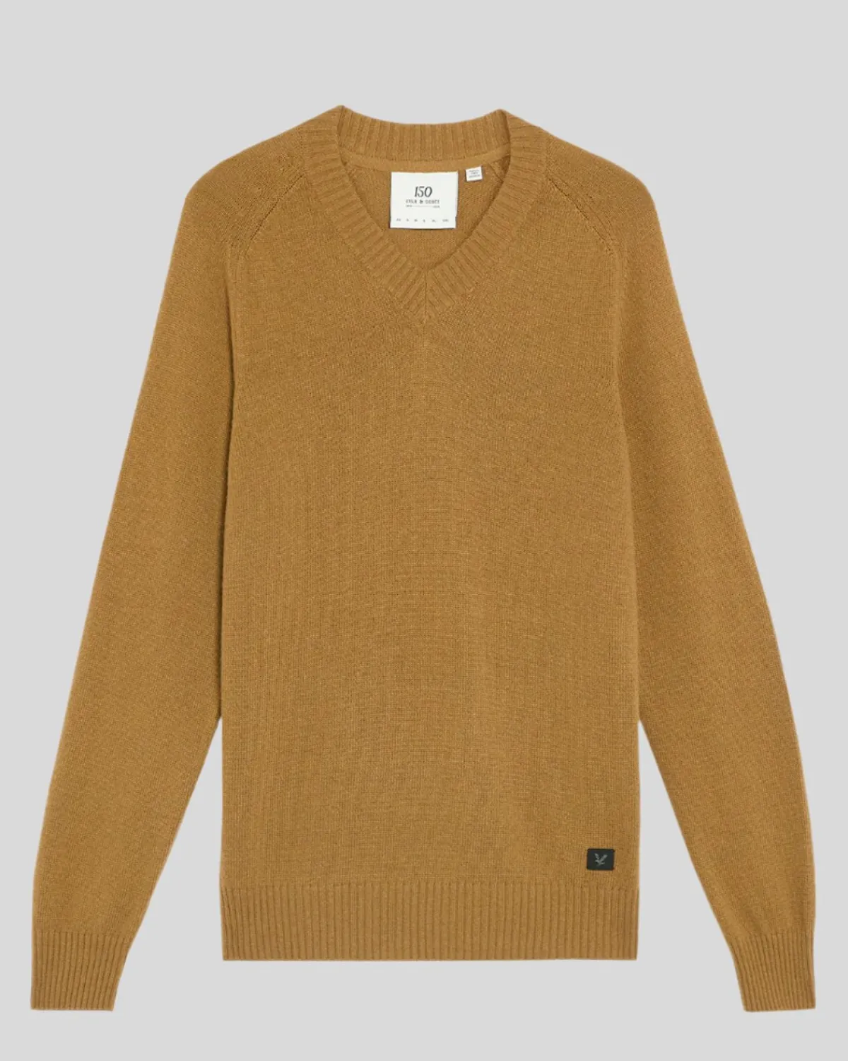 year_knitwear__pullover_mit_vausschnitt_6-2.webp Lyle & Scott 150 Jahre Strickwaren | Pullover & Strickwaren<150 Year Knitwear - Pullover mit V-Ausschnitt GoldenHeather