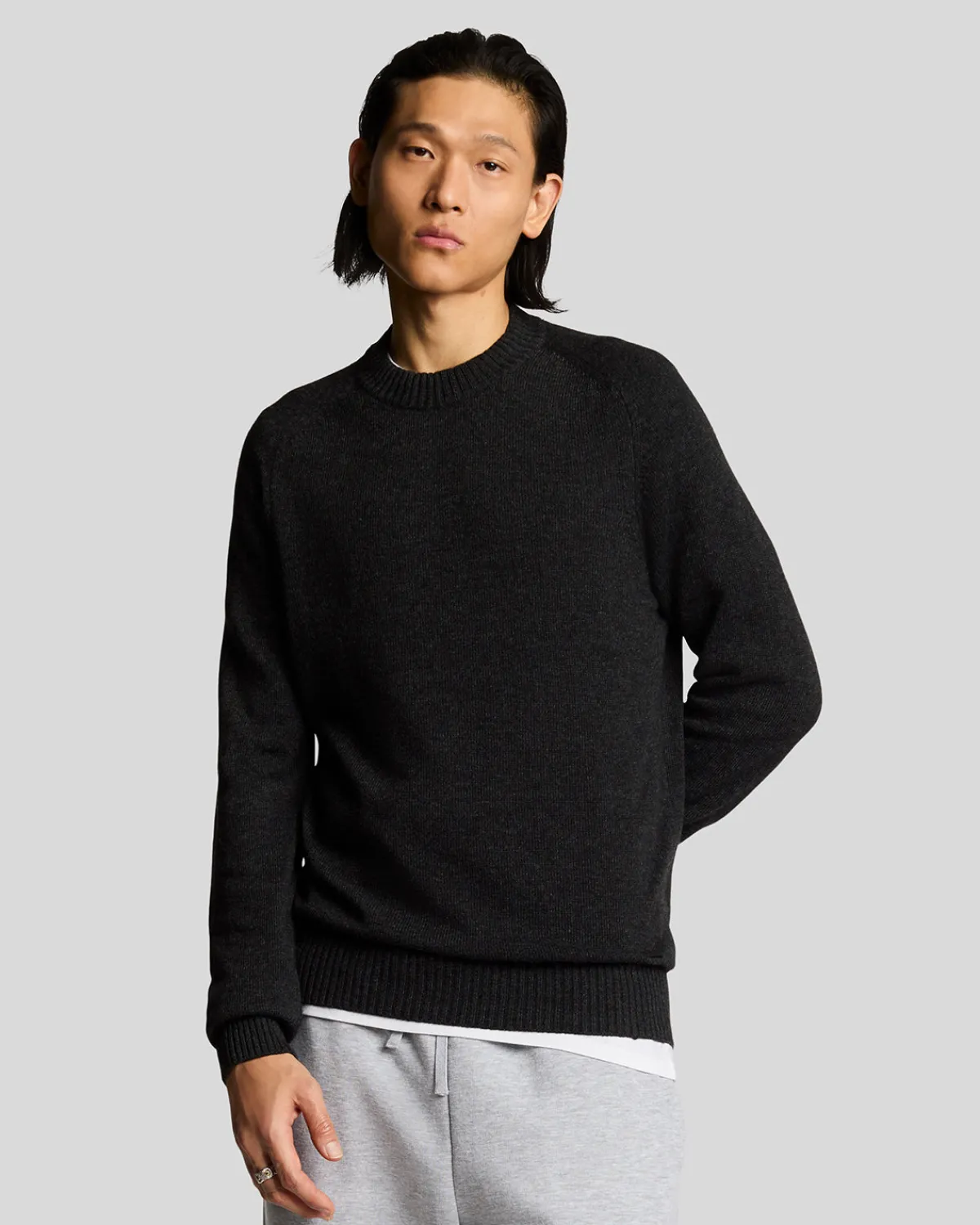 year_knitwear__rundhalspullover_0-4.webp Lyle & Scott 150 Jahre Strickwaren | Pullover & Strickwaren<150 Year Knitwear - Rundhals-Pullover BlackHeather