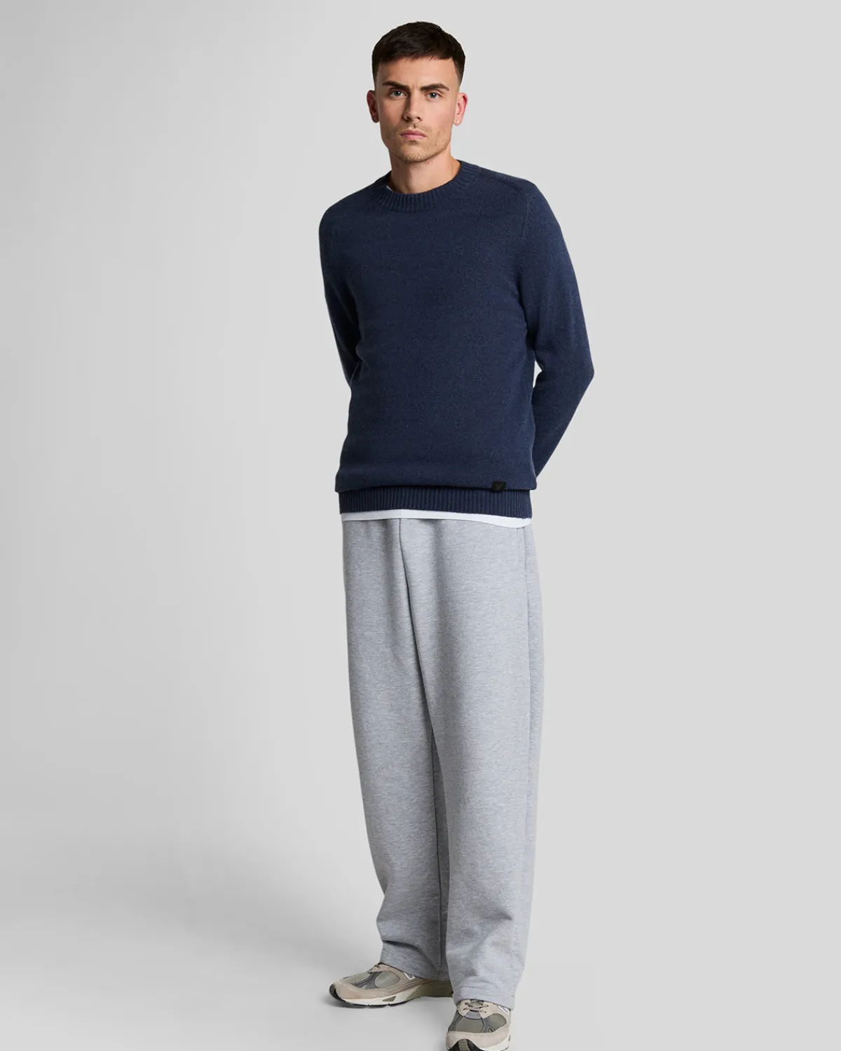 year_knitwear__rundhalspullover_1-2.webp Lyle & Scott 150 Jahre Strickwaren | Pullover & Strickwaren<150 Year Knitwear - Rundhals-Pullover NavyHeather