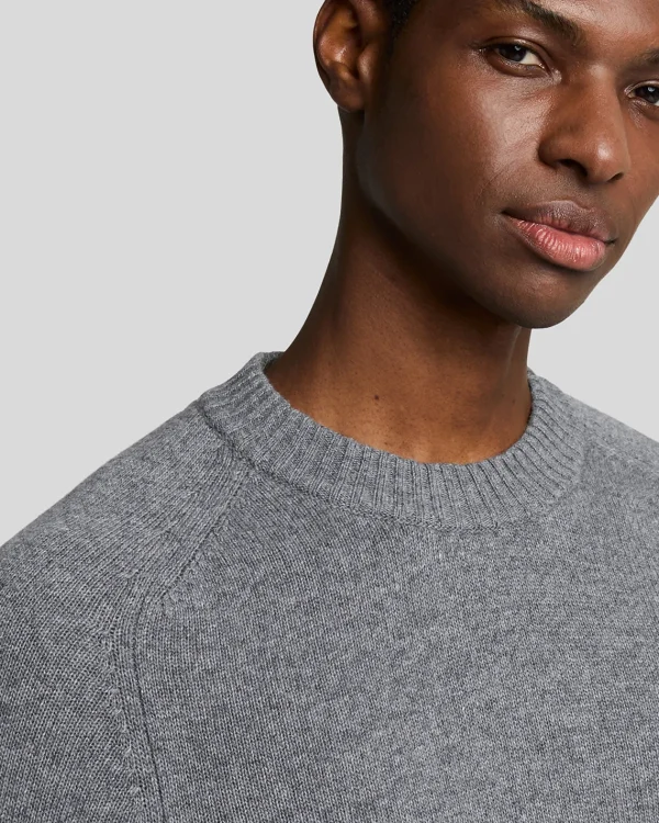 Lyle & Scott 150 Jahre Strickwaren | Pullover & Strickwaren<150 Year Knitwear - Rundhals-Pullover GreyHeather