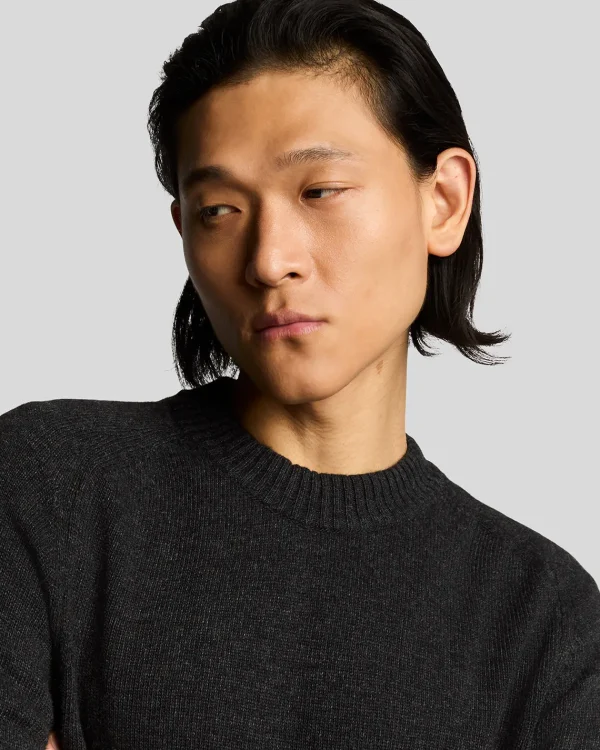 Lyle & Scott 150 Jahre Strickwaren | Pullover & Strickwaren<150 Year Knitwear - Rundhals-Pullover BlackHeather