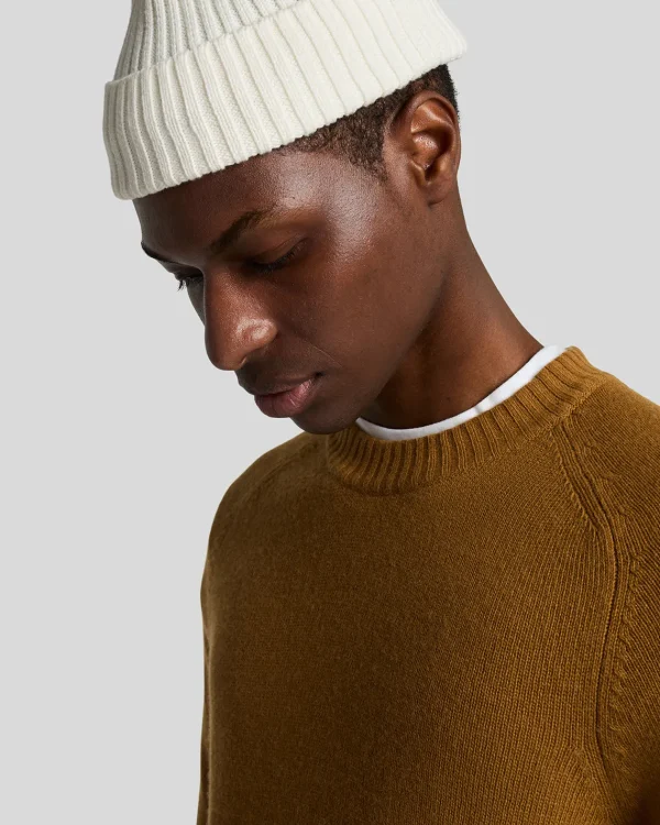 Lyle & Scott 150 Jahre Strickwaren | Pullover & Strickwaren<150 Year Knitwear - Rundhals-Pullover GoldenHeather