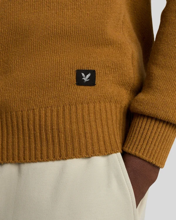Lyle & Scott 150 Jahre Strickwaren | Pullover & Strickwaren<150 Year Knitwear - Rundhals-Pullover GoldenHeather
