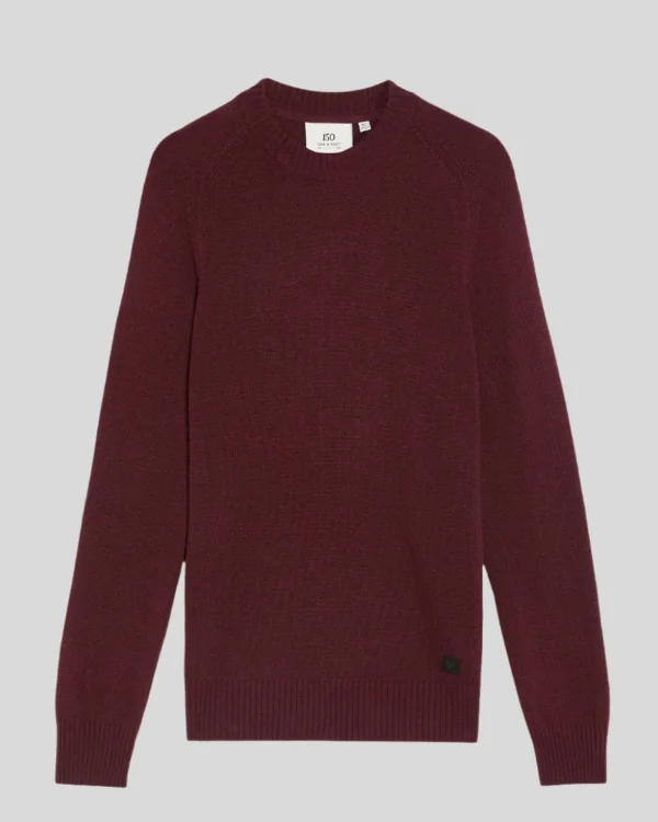Lyle & Scott 150 Jahre Strickwaren | Pullover & Strickwaren<150 Year Knitwear - Rundhals-Pullover BurgundyHeather